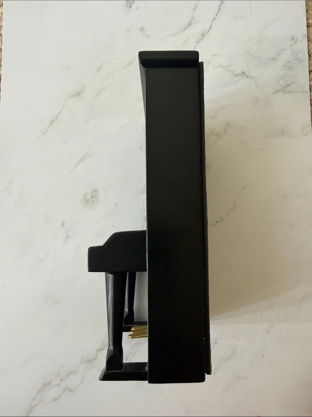 Malden Antique Depot Black 7” Upright Piano 3” Photo Picture Frame